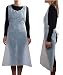 Produktbild Haik 100pcs Unisex Einweg-Schürze Wasserdichtes Oilproofed Küchen-Schürze Antifouling PE Kunststoff Malerei Schürzen D30 Reinigungsschürze Multifunktional (Color : White)
