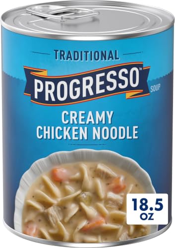 Image of Progresso Traditional, Creamy Chicken Noodle Canned Soup, 18.5 oz. (Pack of 6)