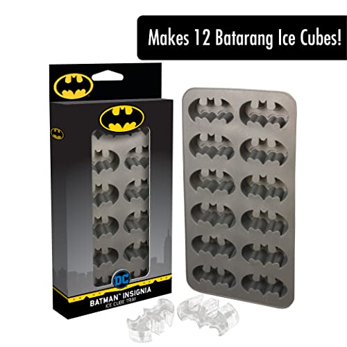 Bandeja para cubos de hielo Batman goma moldeada gris miniatura 2