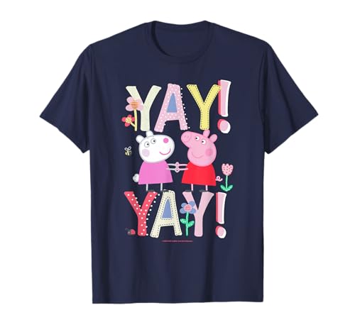 T-shirt Peppa Pig Yay Yay célébrant l'amitié entre enfants