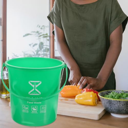 Caneca Plástica de Cocina con Tapa y Filtro para Desechos miniatura 4