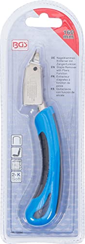 BGS 72094 | Nagelklammer-Entferner mit Zangenfunktion | 160 mm | Klammer-Entferner, Klammerheber