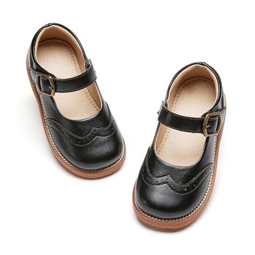 Image of Otter MOMO Toddler /Little Girls Mary Jane Slip-on School Uniform Party Dress Shoes