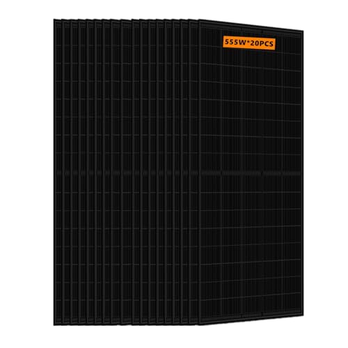 Dawnice Bifacial Solar Panel 550W High-Efficiency Solar Monocrystalline IP68 Solar Panel PV Module...