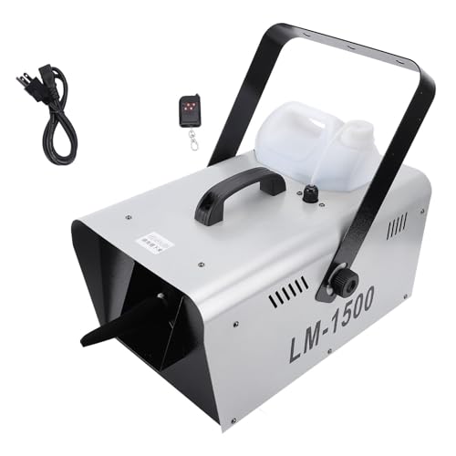 Máquina de nieve de 1500 W con control remoto para fiestas navideñas y bodas, fabricada en hierro premium para ambientes invernales interiores y exteriores (enchufe estadounidense, 100-240 V) miniatura 1