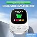 HAKINAKU Plug in Natural Gas Detector with Backup Battery Combustible Gas Detector for Fuel Gas Liquefied Gas LPG LNG Methane Ethane Propane Butane, for Home Kitchen Travel, 1 Pack, White