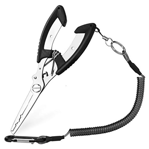 Fishing Pliers, Hook Remover, Made of Stainless Steel Leaders Braid Fluorocarbon Cutter, Split Ring Plier Fishing Tools Tackle Gear Fly Tying Kayak Accessories for Catfishing Bass Lure Bait Making