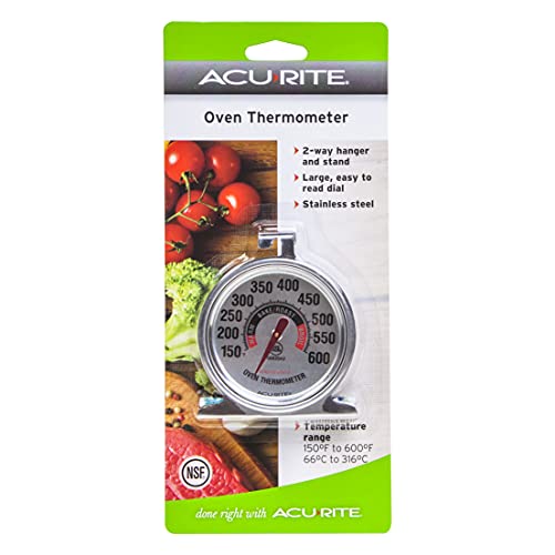 AcuRite 00620A2 Stainless Steel Oven Thermometer (150°F to 600°F) by AcuRite - Image 3