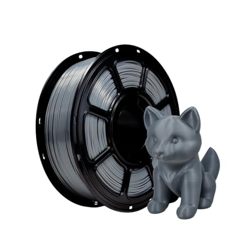 Image of iBOSS 3D Printer Filament PLA Plus, PLA+ Filament 1.75mm+ /- 0.02mm, Neatly Wound PLA+ Printer Filament Toughness Enhanced, 1kg Spool (2.2lbs), Fit for Most FDM 3D Printer, Dark Gray