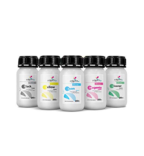 Encre Dupont ARTISTRI couleur cyan en flacon de 250ml pour textile