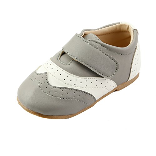 The Little Captain Classic Oxford - Fba1511116C-8 Grey And White #TOP28