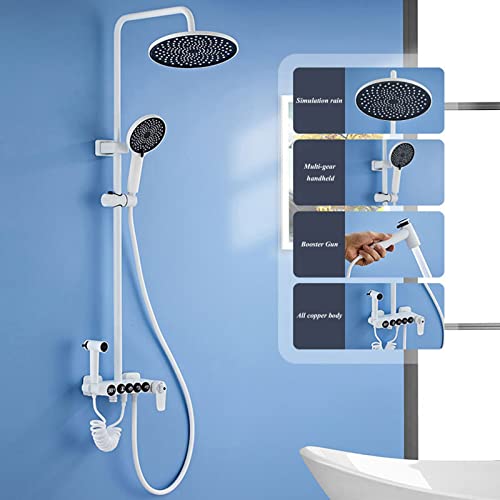 Tête de douche de pluie 10 pouces haute pression au design numérique