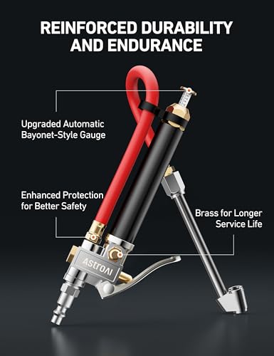 AstroAI T3 Heavy-Duty Pressure Gauge