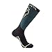 Ski Thermo Socks Calze da sci Alte Prestazioni Lana Ski Socks Outdoor Lana Snowboard Calzini per Inverno Outdoor (Colore: Nero, Taglia : M)