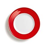 Porzellan Dibbern Sc Teller Flach 26 Cm Fahne Signalrot