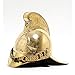 Old Modern Handicrafts Fireman Helmet - Victorian Era Brass Firefighter Officer Helmet - A Graceful Nautical Addition to Your Home Décor - 12.0L x 10.0W x 11.0H Inches