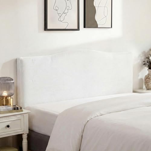 WOMACO Velvet Bed Headboard Slipcover Protector Stretch...