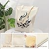AILOONG High-definition printed tote bags 12 oz thick fabric Bonfire Fire Camping Tourism Traveler Reusable 31x36cm Medium #2
