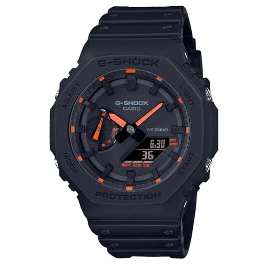 Casio G-Shock Herrenuhr aus Kunstharz und Karbon – CA.GA-2100-1A4ER