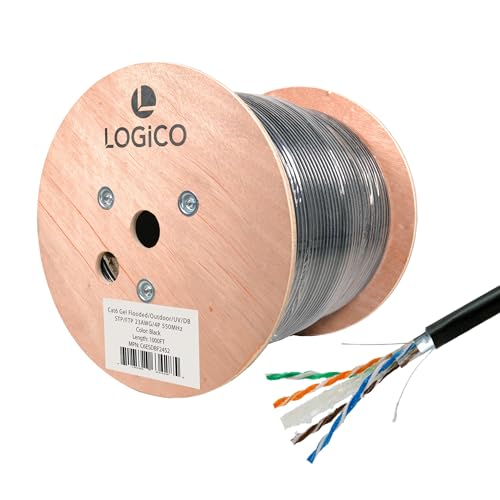 Cable Ethernet Cat6 Blindado LOGICO 305 m Gel Cobre miniatura 1