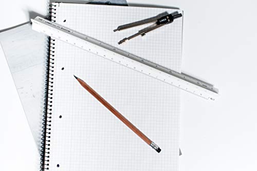 LINEX 100552547 passerbak 4-delig set passer met kniegewricht, inzetveer met houder, potlood en deelpasser - Image 3