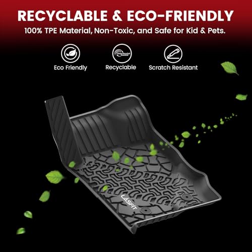 Image of LASFIT Floor Mats for Ford Bronco Sport 2021-2025 2026 with a Carpet Floor
