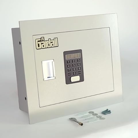 Gardall IW1317-T-E 6 inch Concealed Wall Safe with Electronic Lock, Tan Cover