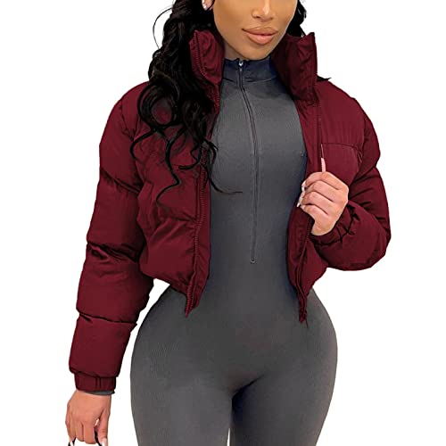 Preisvergleich Produktbild Azruma Damen Daunenjacke Winter Revers Jacke Parka kurz Wintermantel Leichte Outdoorjacke Softshelljacke Warm Steppmantel Winter Outdoor Steppjacke Thermojacke Winterdicke Pufferjacke