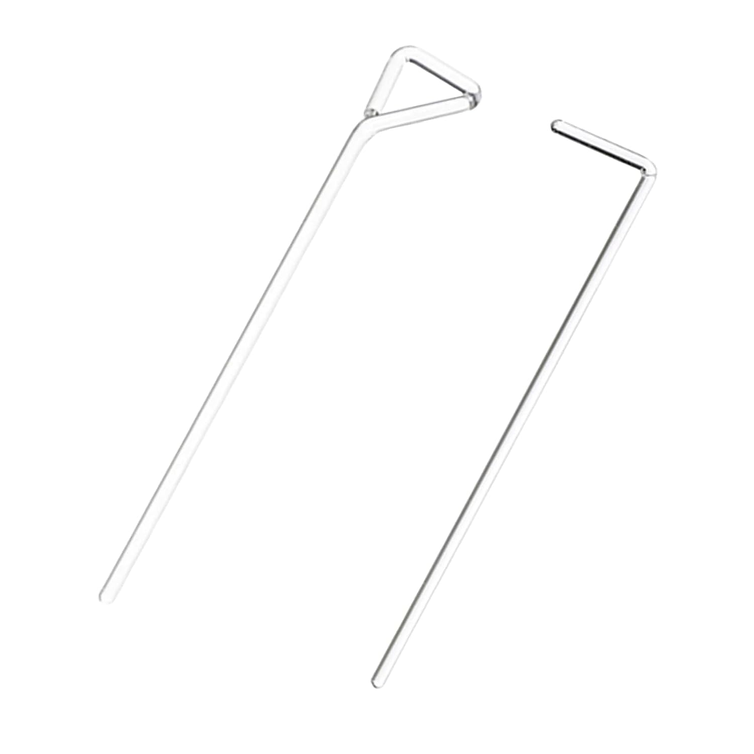 Laboratory Borosilicate Glass Coating Rods Glass Cell Spreaders Petri Dish Glass Diffuser Bars Professional Cell Spreaders (20, L-Shape, 200mm)