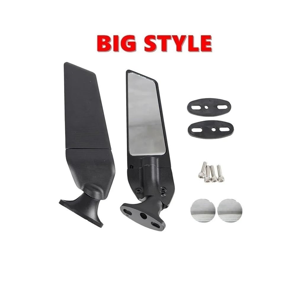 motos Miroir vélo Rétroviseurs De Moto Réglables, Rétroviseurs Rotatifs Modifiés Pour CBR 250R, 300R, 500R, 600R, 650R, CBR1000RR