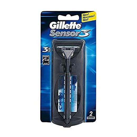 Gillette Sensor 3 system rakapparat med 2 blad