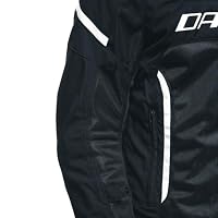 Dainese - Air Frame 3 Tex Jacket, Sommer-Motorradjacke mit Herausnehmbarem, Winddichtem Innenfutter, Schwarz/Weiß, 64 – Ansicht 5
