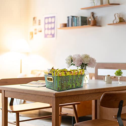Boite de rangement transparent vert plastique pour trier