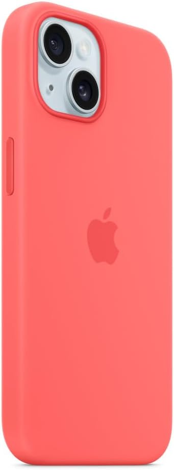 Apple Capa de silicone com MagSafe para iPhone 15 – Goiaba ​​​​​​​