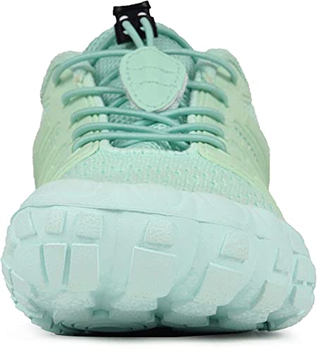 Oranginer Women\'s Flexible Barefoot Running Shoes Zero Drop Walking Minimalist Shoes Gym Workout Shoes for Women Green Size 8.5