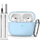 Ljusmicker AirPods Pro 2/Pro Case Cover with Cleaner Kit,Soft Silicone Protective Case for Apple ...