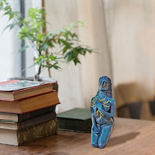 Statue of Goddess, Healing Goddess Statue Resin, Statue Sculpture of Humans, Self Loving Spirit Relief Craft Decoration, Gifts to Friends