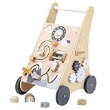 🧩 Chariot de marche en bois naturel – motricité & premiers pas dès 12 mois 🧩 Un chariot d’éveil stable et esthétique qui accompagne bébé dans ses premiers pas — favorise la motricité, l’équilibre et la coordination tout en apportant une touche naturelle à la chambre.
