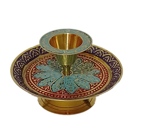 Brass Table Desk Counter Hotel Service Bell Brass Candle Stand Holder Traditional Stick And Wooden Throwing Game Complete Set With Storage Case. #TOP5