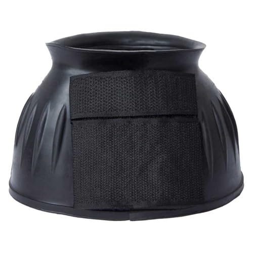 Cloches Anti-Torsion HORZE Noir XL pour éviter le déferrage et les blessures de glômes