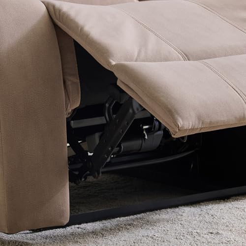 Image of Home Centre | Helios Cairo | Electric Recliner | Fabric | Solid Wood | 3 Seater Recliners | Beige | 2 Years Warranty