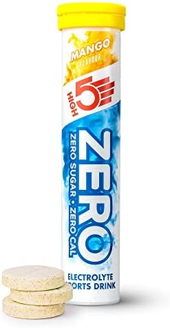 HIGH5 Zero Electrolyte Hydration Tablets Added Vitamin C (Berry , 20 Count (Pack of 8))
