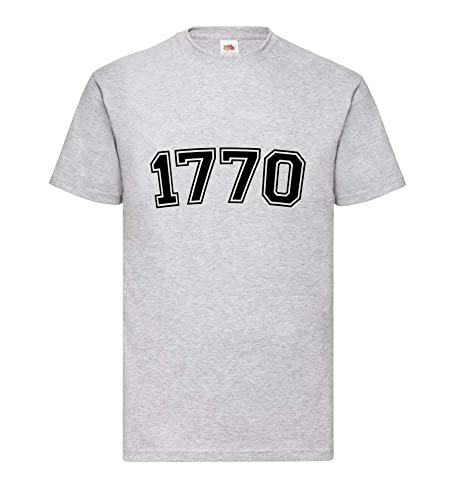 T-shirt pour homme gris XXXL avec col rond et coupe fluide