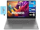 Lenovo V15 G4 Thin & Light Business Laptop 15.6' FHD Display (Intel i7-13620H 10-core, 16GB DDR4, 512GB M.2 PCIe SSD,WiFi 6, Bluetooth 5.2, HD Webcam, RJ-45, HDMI, Win11Pro) w/DKZ USB Hub