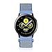 Produktbild Vodtian 20mm Schnellwechsel Uhrenarmband für Samsung Galaxy Watch 42mm / Active2 44mm 40mm /Gear Sport/Gear S2 Classic/Garmin Vivoactive 3, Nylon Ersatz Sport Armband (20mm, Tahoe Blue)