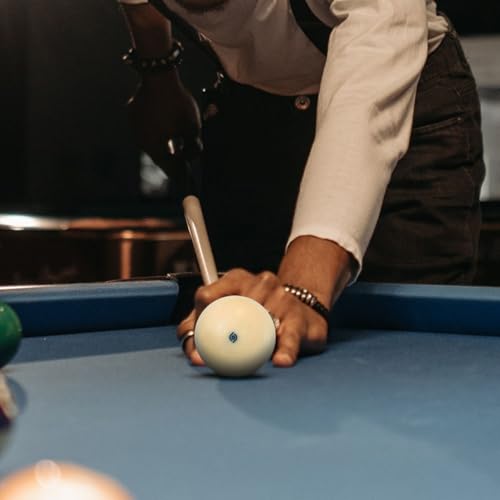 Boules de billard americain blanches 5,72 cm ifundom lot de 2 - 5
