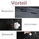 TUYMNI Wasserdichte Sexlaken Wasserdicht Bettlaken Bettwäsche Schwarz Weiche PVC (200 x 210 cm) Sex Bondage Sexblätter Lacktuch Für Ausgiebige Feucht-Spiele Im Bett Für Paare
