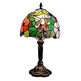 ►【Lampada tiffany】: Paralume largo 20 cm, altezza 37 cm. Puoi posizionarlo facilmente dove ne hai più bisogno. È inclusa una Lampadina LED E27 aggiuntiva.
