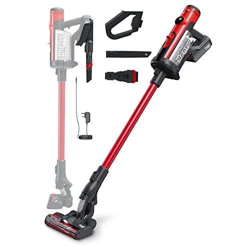 Henry Quick Hen.100, Cordless Stick Vacuum, Red, 300 W, 1 Liter - Image 3