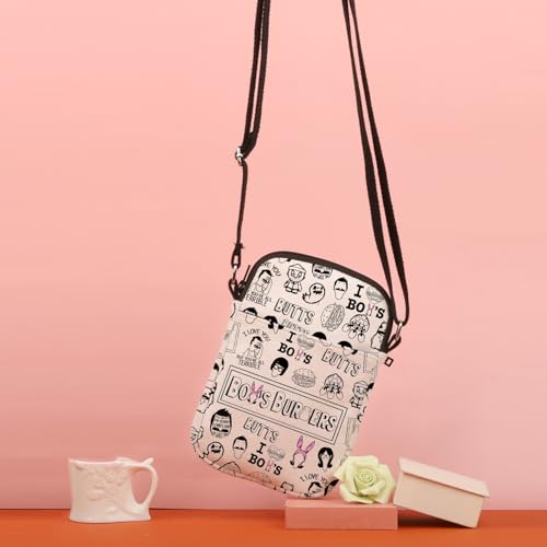 TSOTMO Cartoon TV Show Merchandise Gift Family Zipper Pouch Crossbody Bag Cartoon Style Gift4